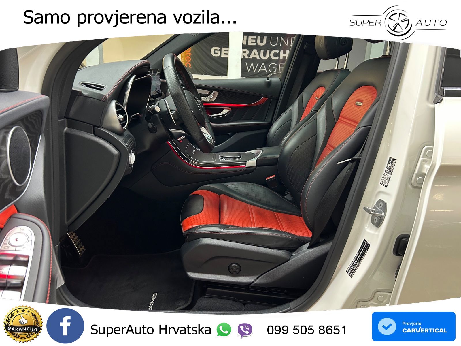 Mercedes AMG GLC 63 S V8 (510 KS) 4MATIC+ MCT ACC+HEAD+GR SJED+360+PANO