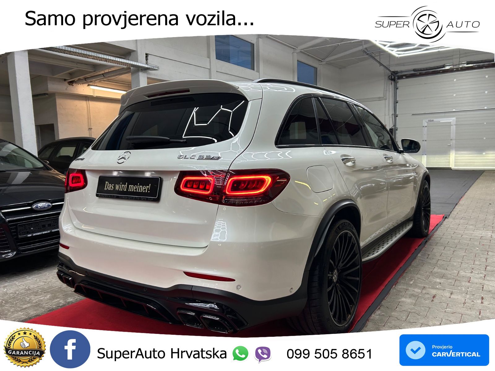 Mercedes AMG GLC 63 S V8 (510 KS) 4MATIC+ MCT ACC+HEAD+GR SJED+360+PANO