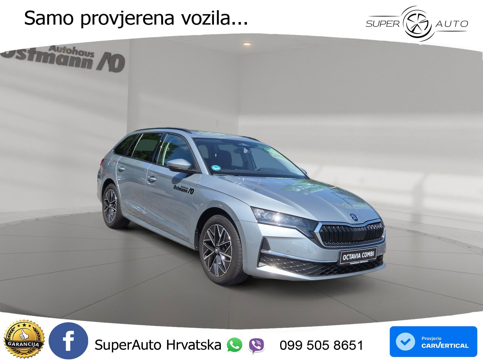 Škoda Octavia Combi 2.0 TDI (150 KS) DSG Selection LED+GR SJED+ACC