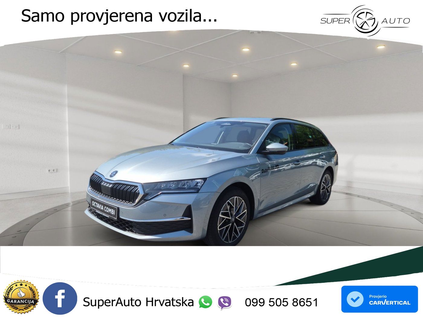 Škoda Octavia Combi 2.0 TDI (150 KS) DSG Selection LED+GR SJED+ACC
