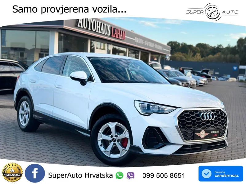 Audi Q3 Sportback 35 TDI (150 KS) S tronic LED+GR SJED+ACC