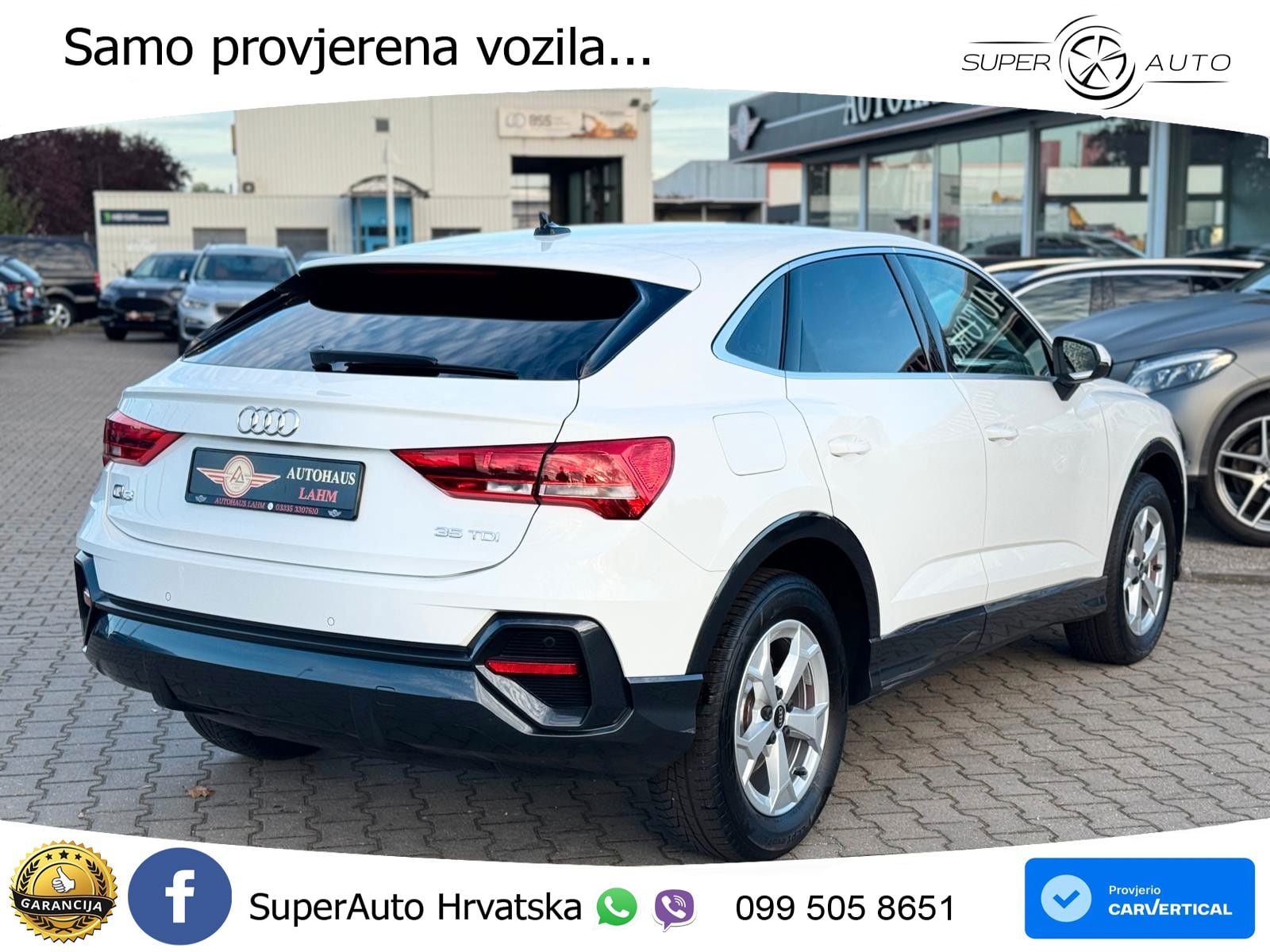 Audi Q3 Sportback 35 TDI (150 KS) S tronic LED+GR SJED+ACC