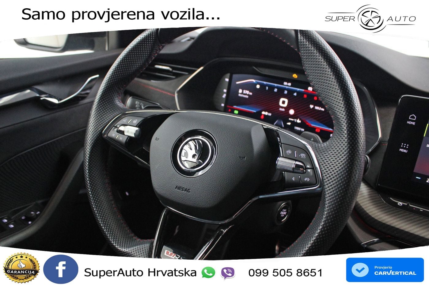 Škoda Octavia Combi RS 2.0 TDI (200 KS) DSG LED+GR SJED+ACC