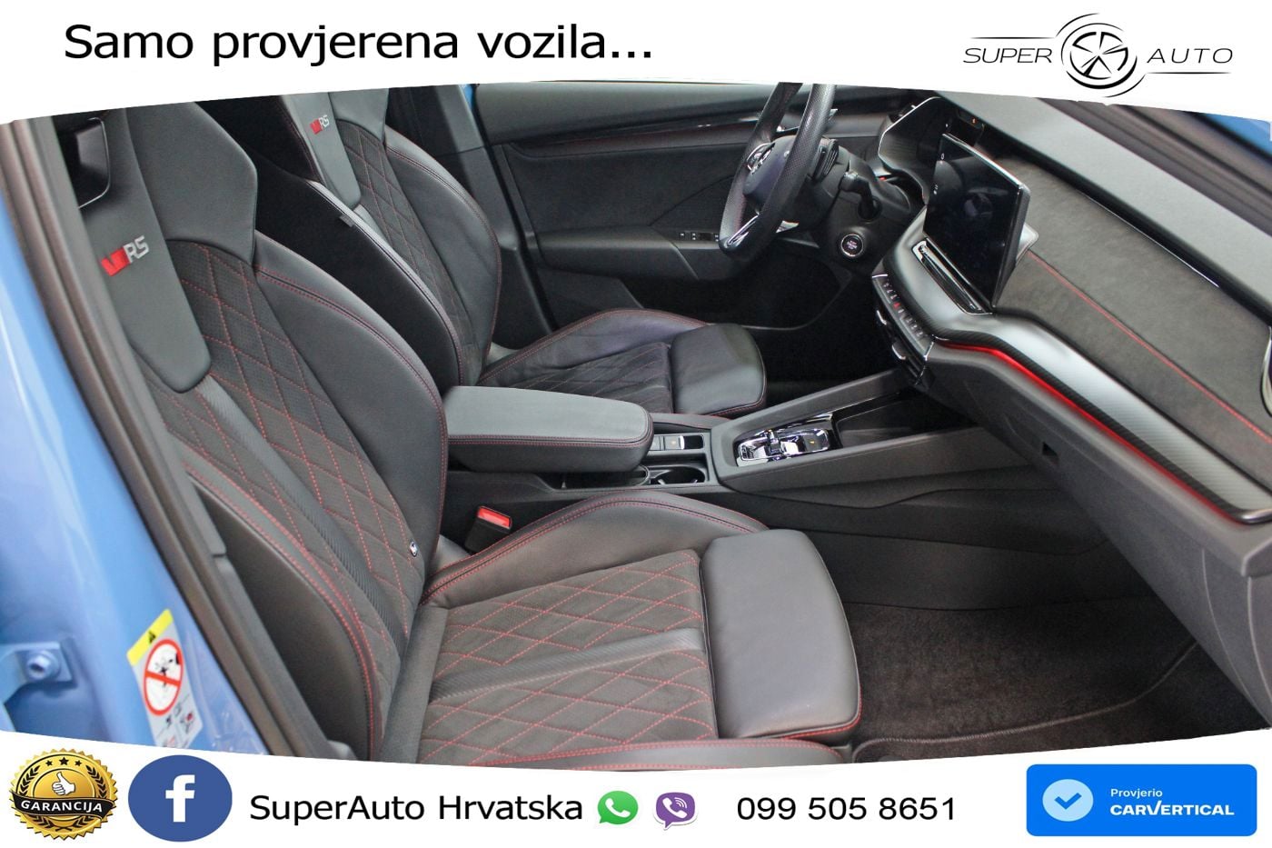 Škoda Octavia Combi RS 2.0 TDI (200 KS) DSG LED+GR SJED+ACC