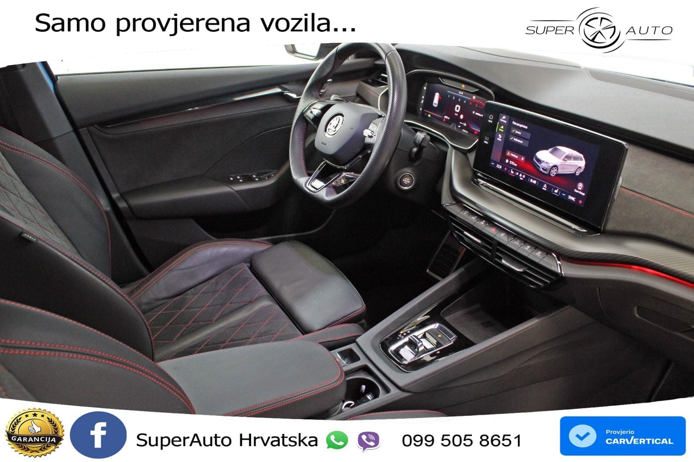 Škoda Octavia Combi RS 2.0 TDI (200 KS) DSG LED+GR SJED+ACC