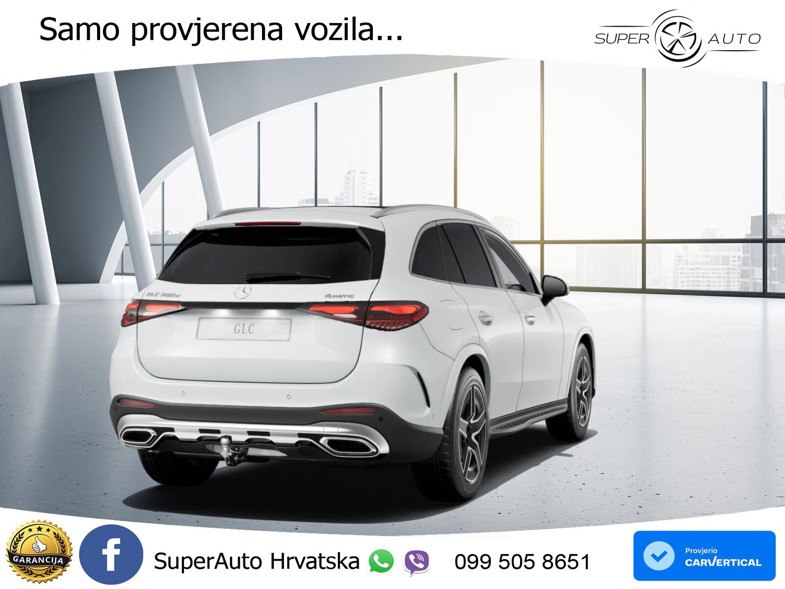 Mercedes GLC 300d (269 KS) 4MATIC 9G-TRONIC AMG ZRAČNI+ACC+GR SJED+KAM+PANO