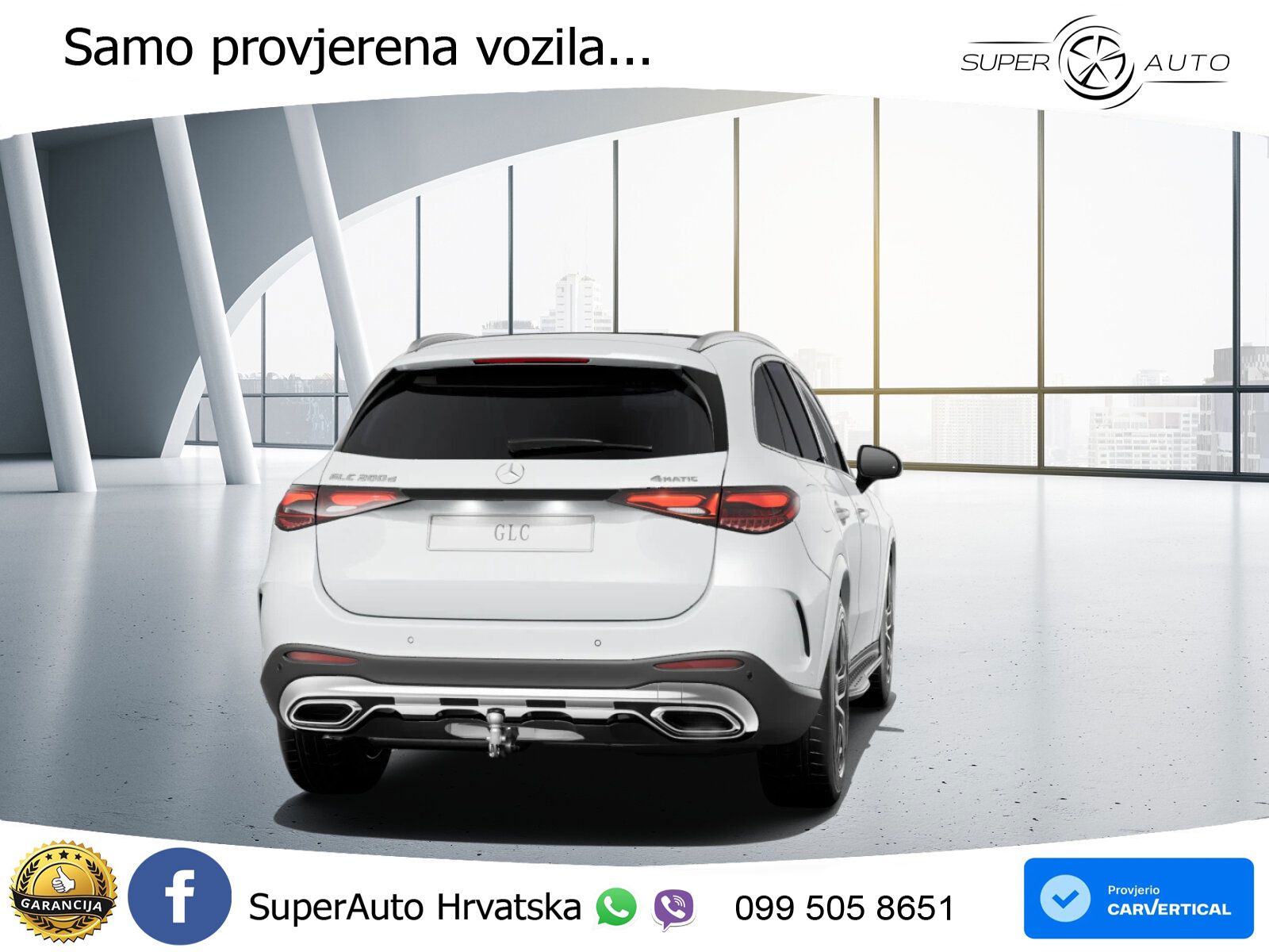 Mercedes GLC 300d (269 KS) 4MATIC 9G-TRONIC AMG ZRAČNI+ACC+GR SJED+KAM+PANO