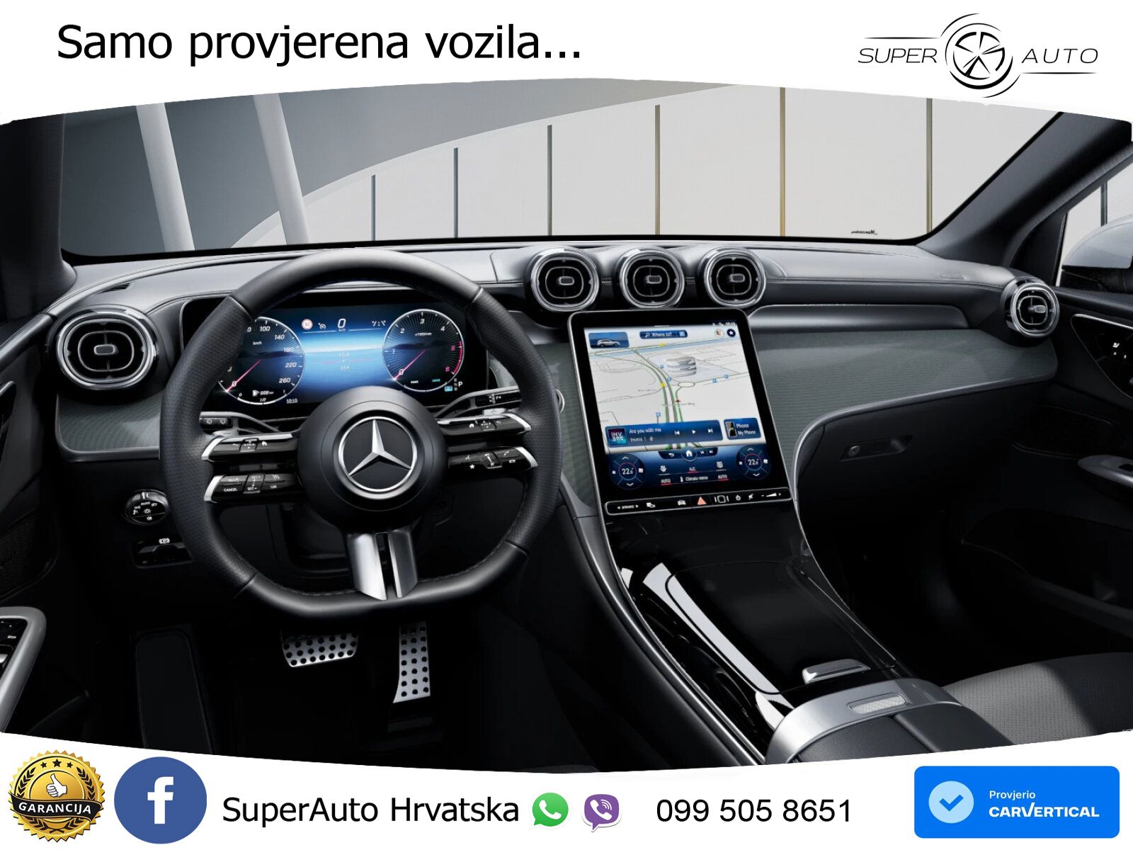 Mercedes GLC 300d (269 KS) 4MATIC 9G-TRONIC AMG ZRAČNI+ACC+GR SJED+KAM+PANO