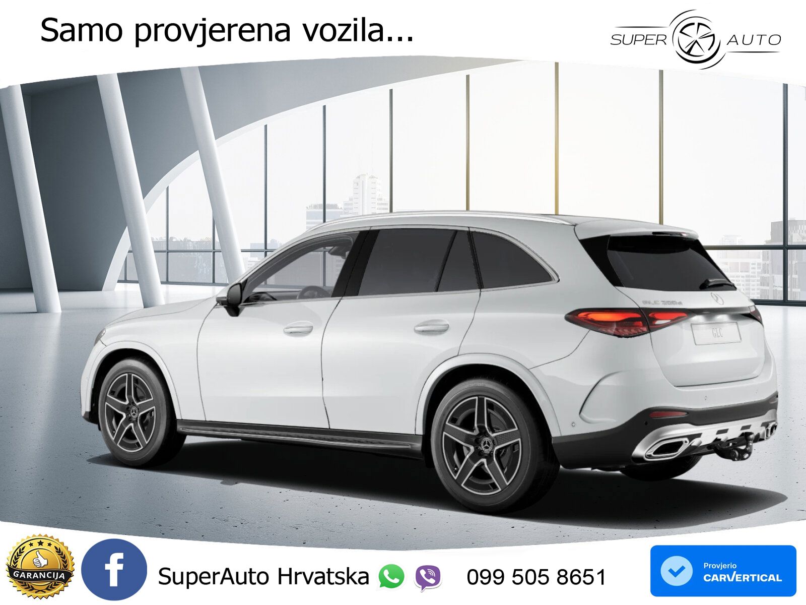 Mercedes GLC 300d (269 KS) 4MATIC 9G-TRONIC AMG ZRAČNI+ACC+GR SJED+KAM+PANO