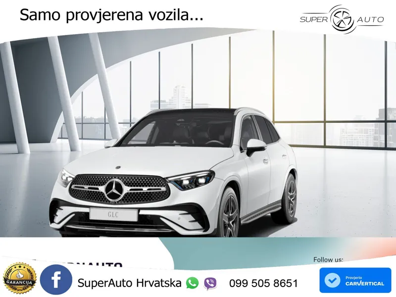 Mercedes GLC 300d (269 KS) 4MATIC 9G-TRONIC AMG ZRAČNI+ACC+GR SJED+KAM+PANO