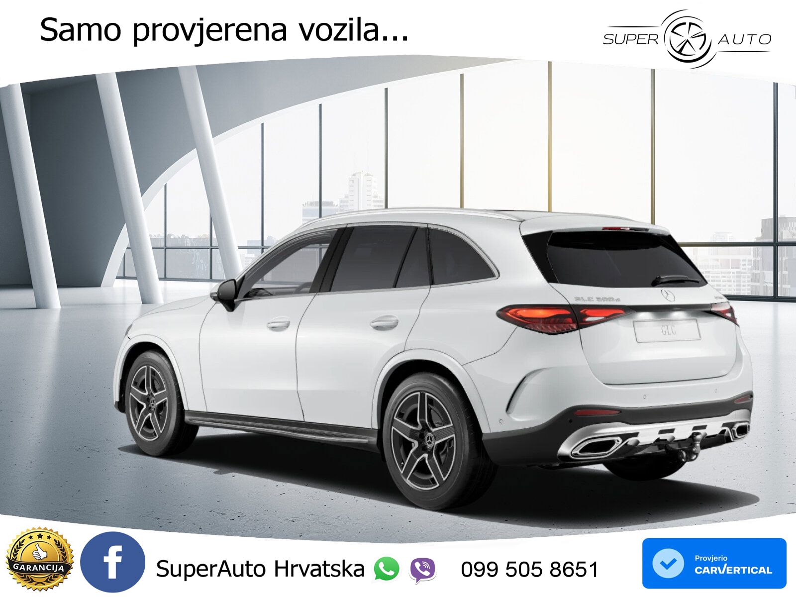 Mercedes GLC 300d (269 KS) 4MATIC 9G-TRONIC AMG ZRAČNI+ACC+GR SJED+KAM+PANO