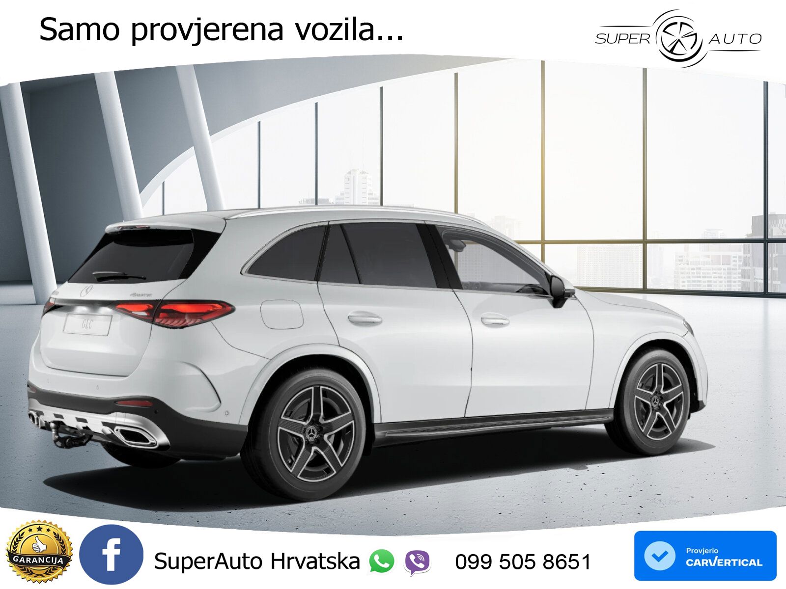 Mercedes GLC 300d (269 KS) 4MATIC 9G-TRONIC AMG ZRAČNI+ACC+GR SJED+KAM+PANO