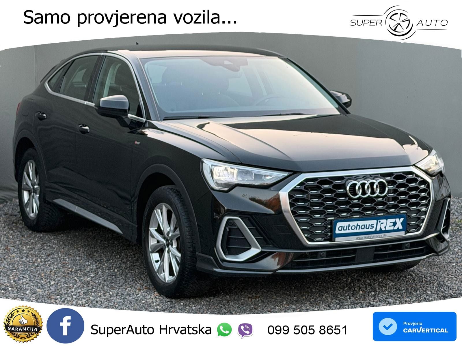 Audi Q3 Sportback 35 TDI (150 KS) S tronic S line LED+GR SJED+ACC