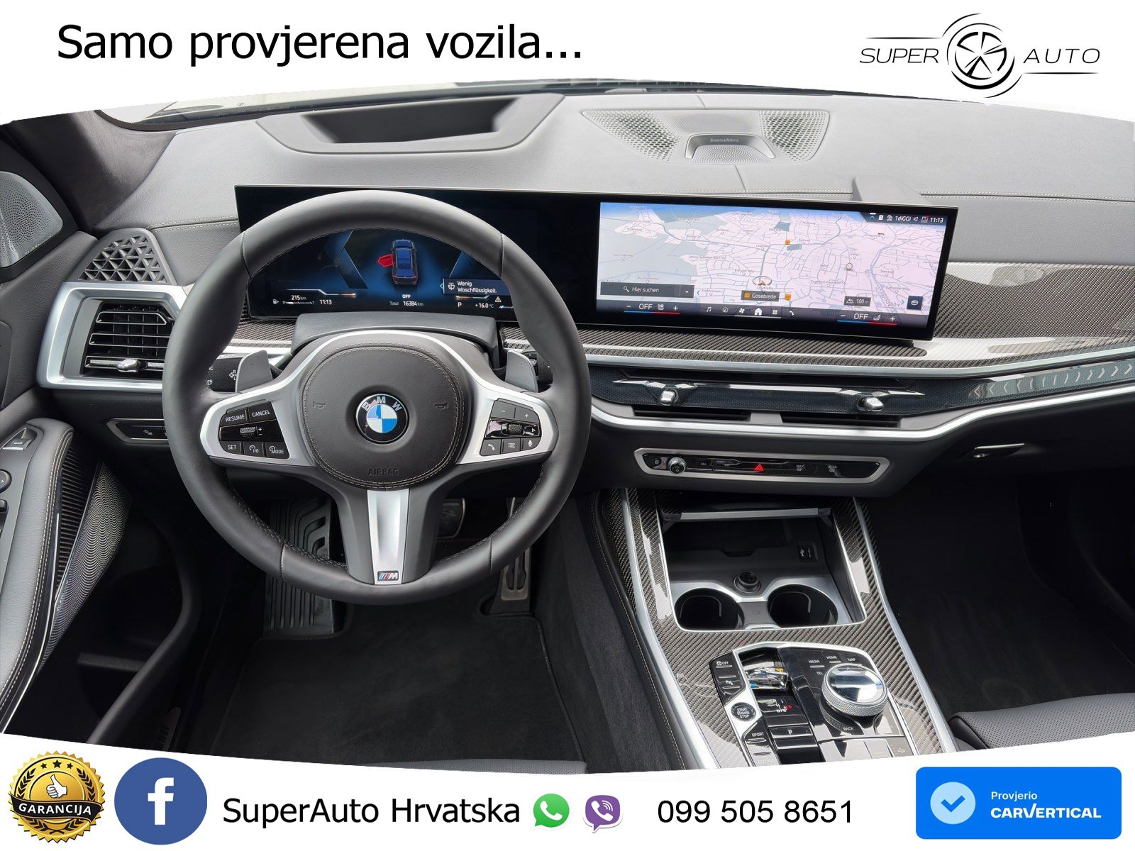 BMW X7 40d (352 KS) xDrive Steptronic M Sport ZRAČNI+ACC+GR SJED+KAM+PANO