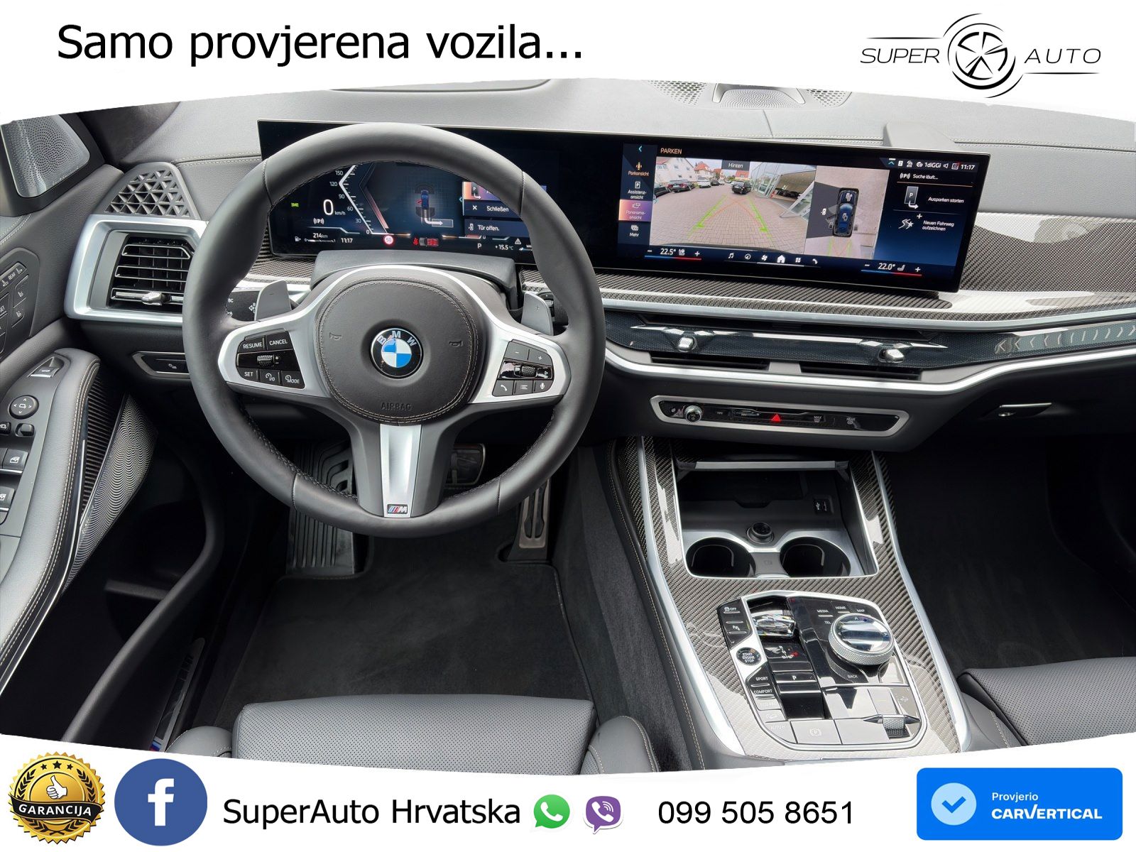 BMW X7 40d (352 KS) xDrive Steptronic M Sport ZRAČNI+ACC+GR SJED+KAM+PANO