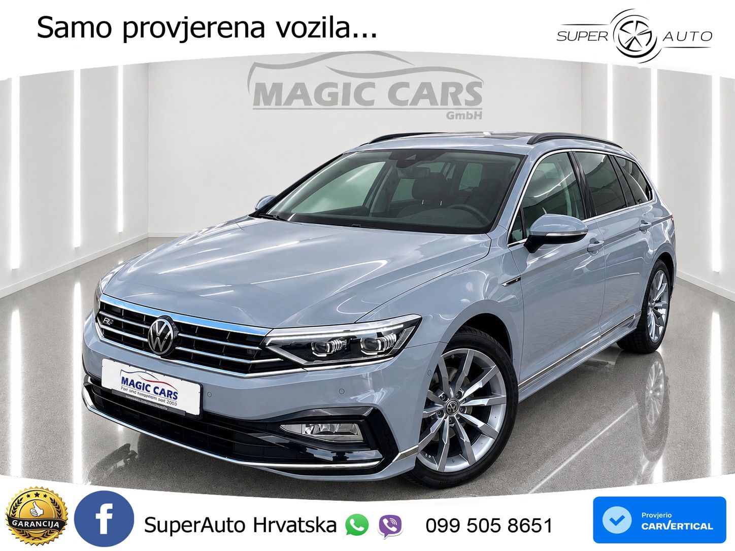Volkswagen Passat Variant 1.5 TSI (150 KS) DSG ACT R-Line LED+GR SJED+ACC