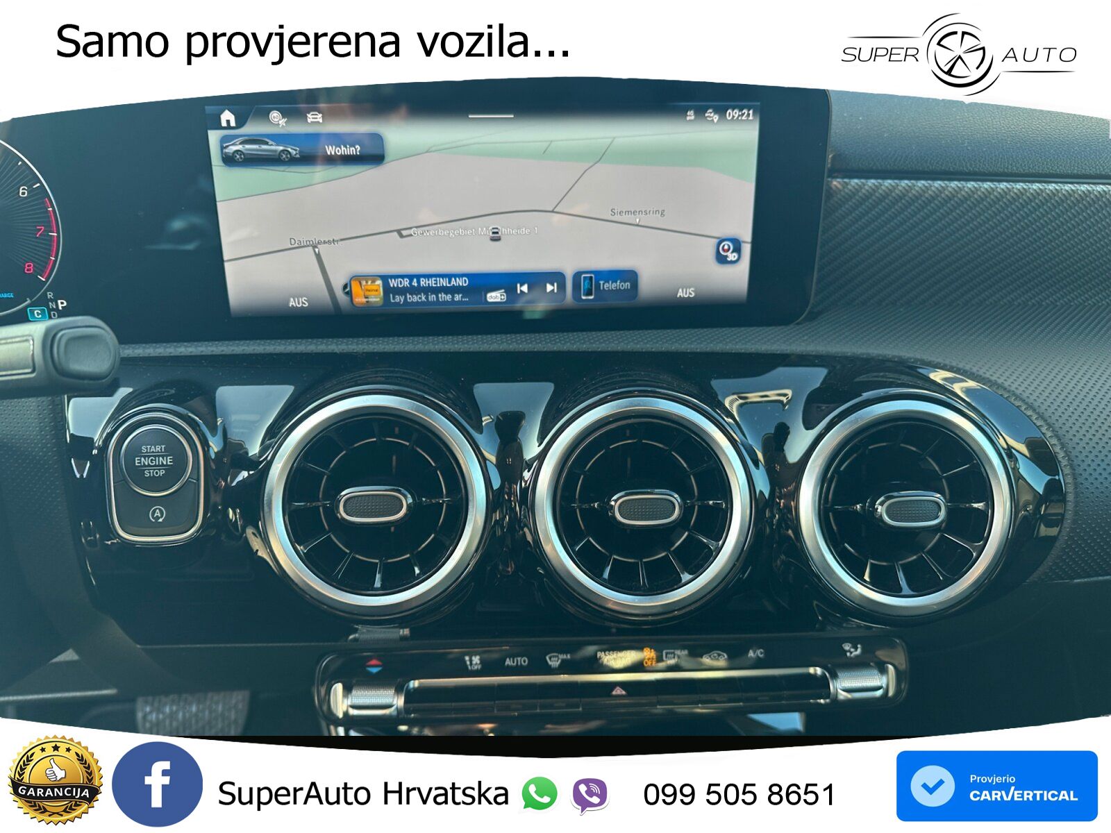 Mercedes-Benz A 180 7G-DCT LED+GR SJED+ACC