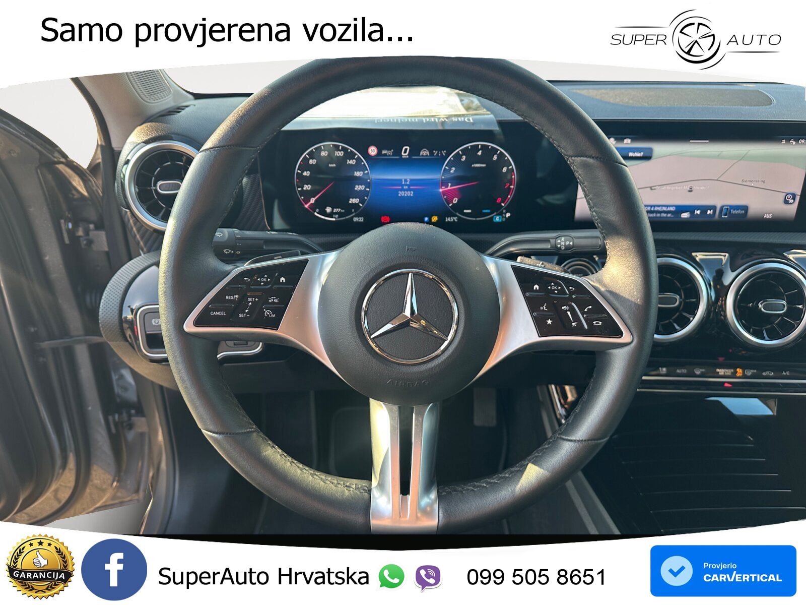 Mercedes-Benz A 180 7G-DCT LED+GR SJED+ACC