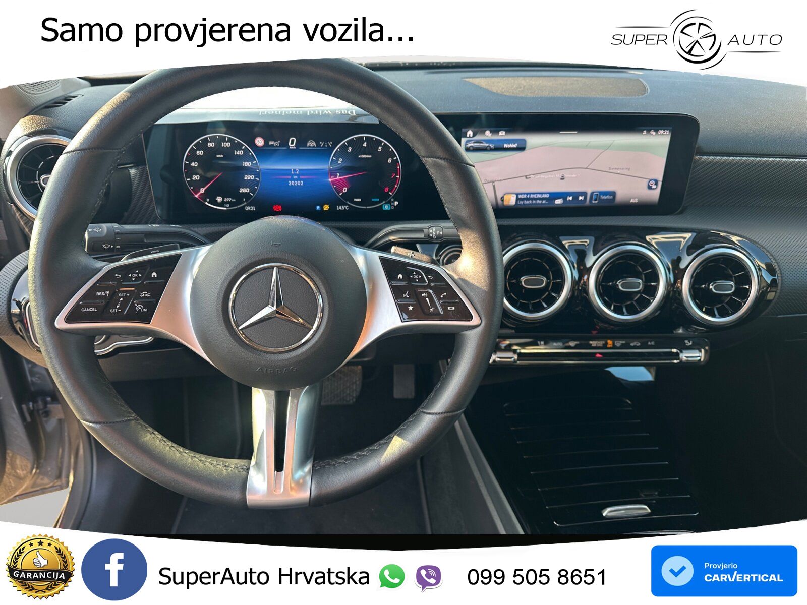 Mercedes-Benz A 180 7G-DCT LED+GR SJED+ACC