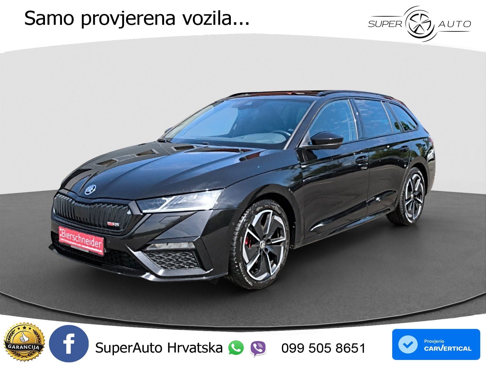 Škoda Octavia Combi RS 2.0 TDI (200 KS) DSG MATRIX+GR SJED+KAM