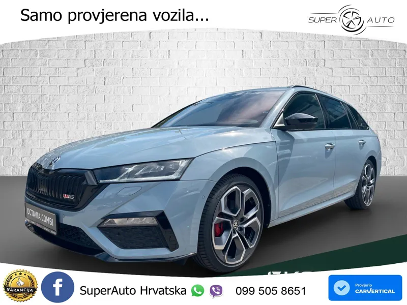 Škoda Octavia Combi RS 2.0 TDI (200 KS) DSG LED+GR SJED+ACC