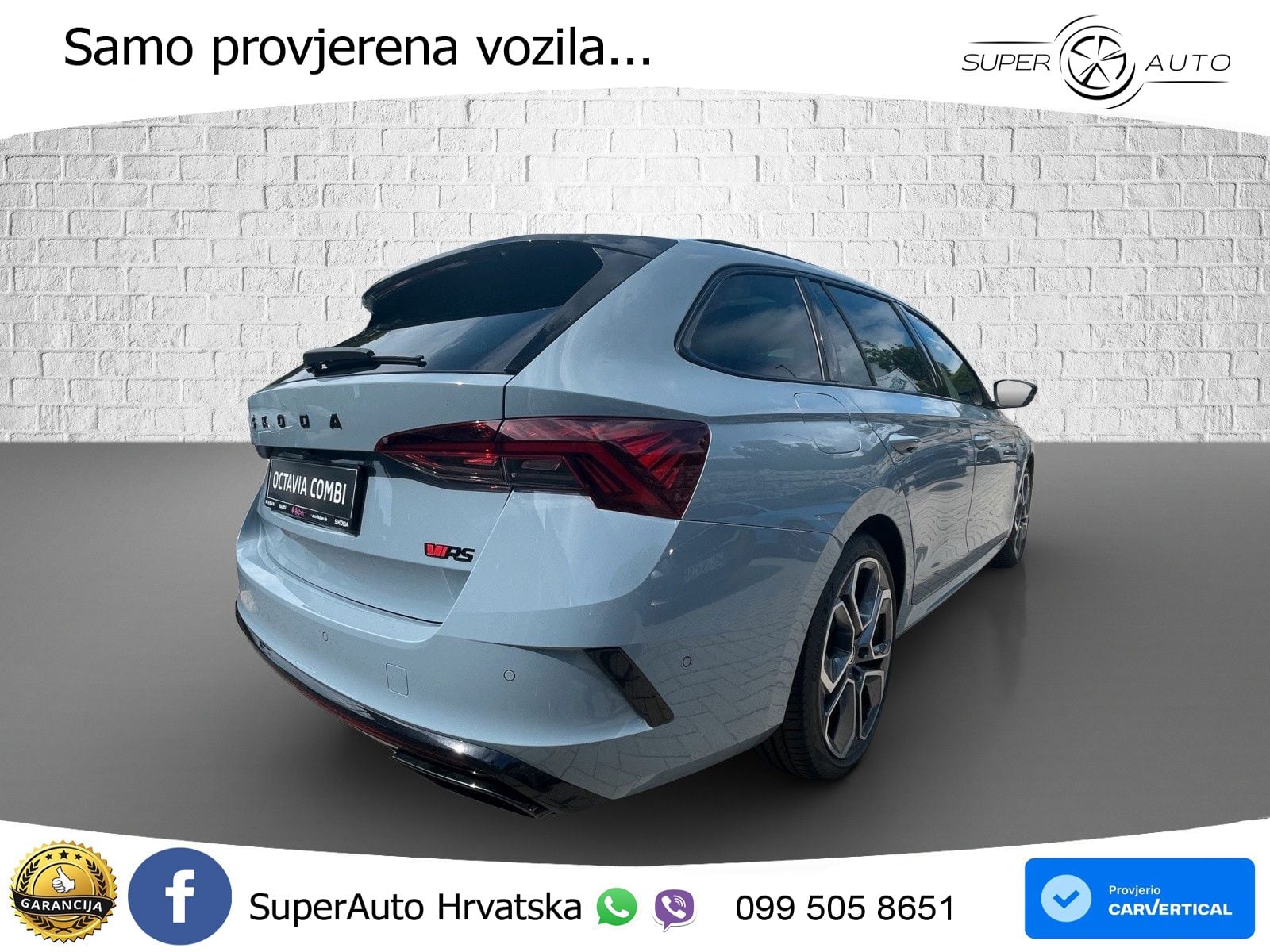 Škoda Octavia Combi RS 2.0 TDI (200 KS) DSG LED+GR SJED+ACC