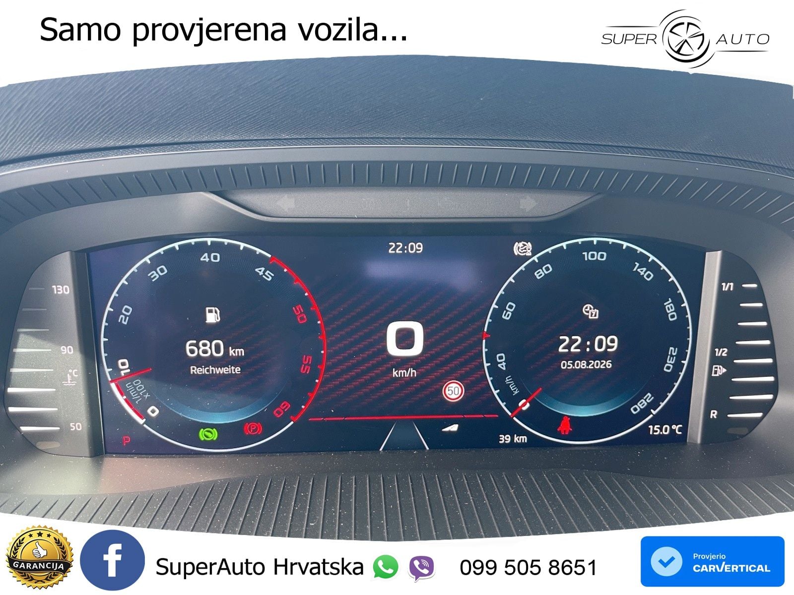 Škoda Octavia Combi RS 2.0 TDI (200 KS) DSG LED+GR SJED+ACC