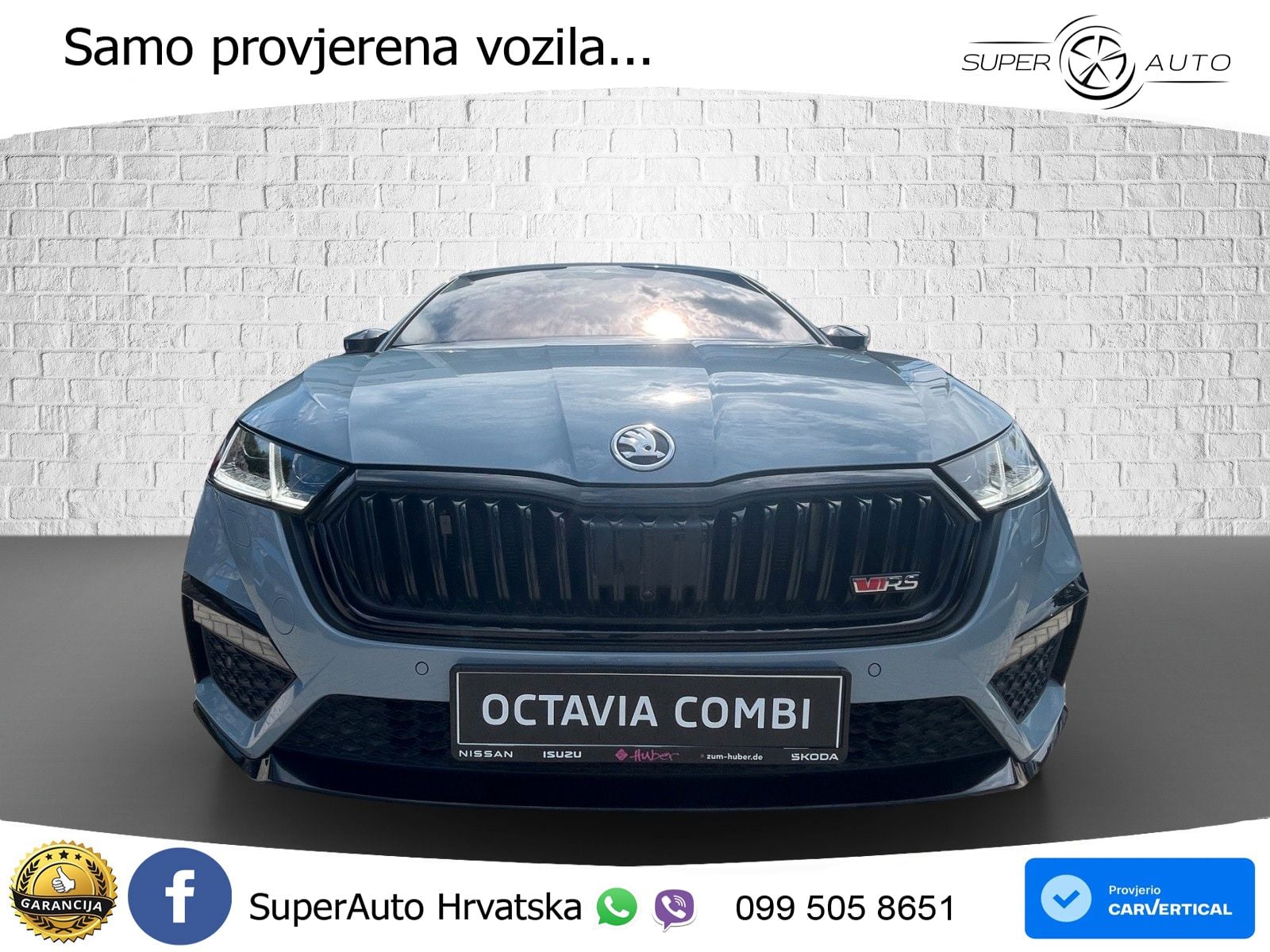 Škoda Octavia Combi RS 2.0 TDI (200 KS) DSG LED+GR SJED+ACC