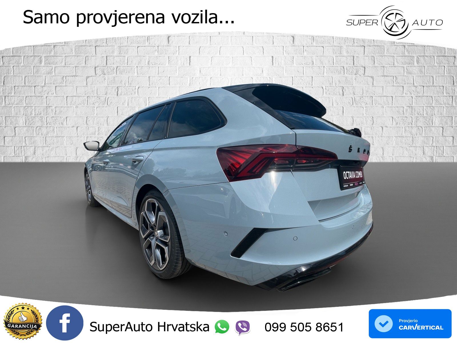 Škoda Octavia Combi RS 2.0 TDI (200 KS) DSG LED+GR SJED+ACC