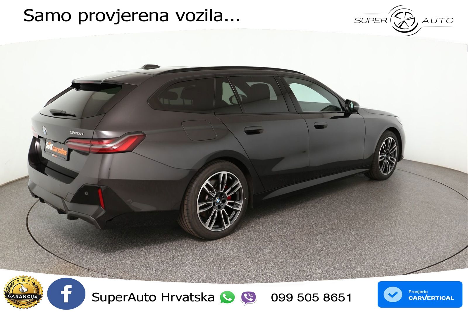 BMW 520d Touring (197 KS) Steptronic M Sport ACC+HEAD+4xGR SJED+360+PANO