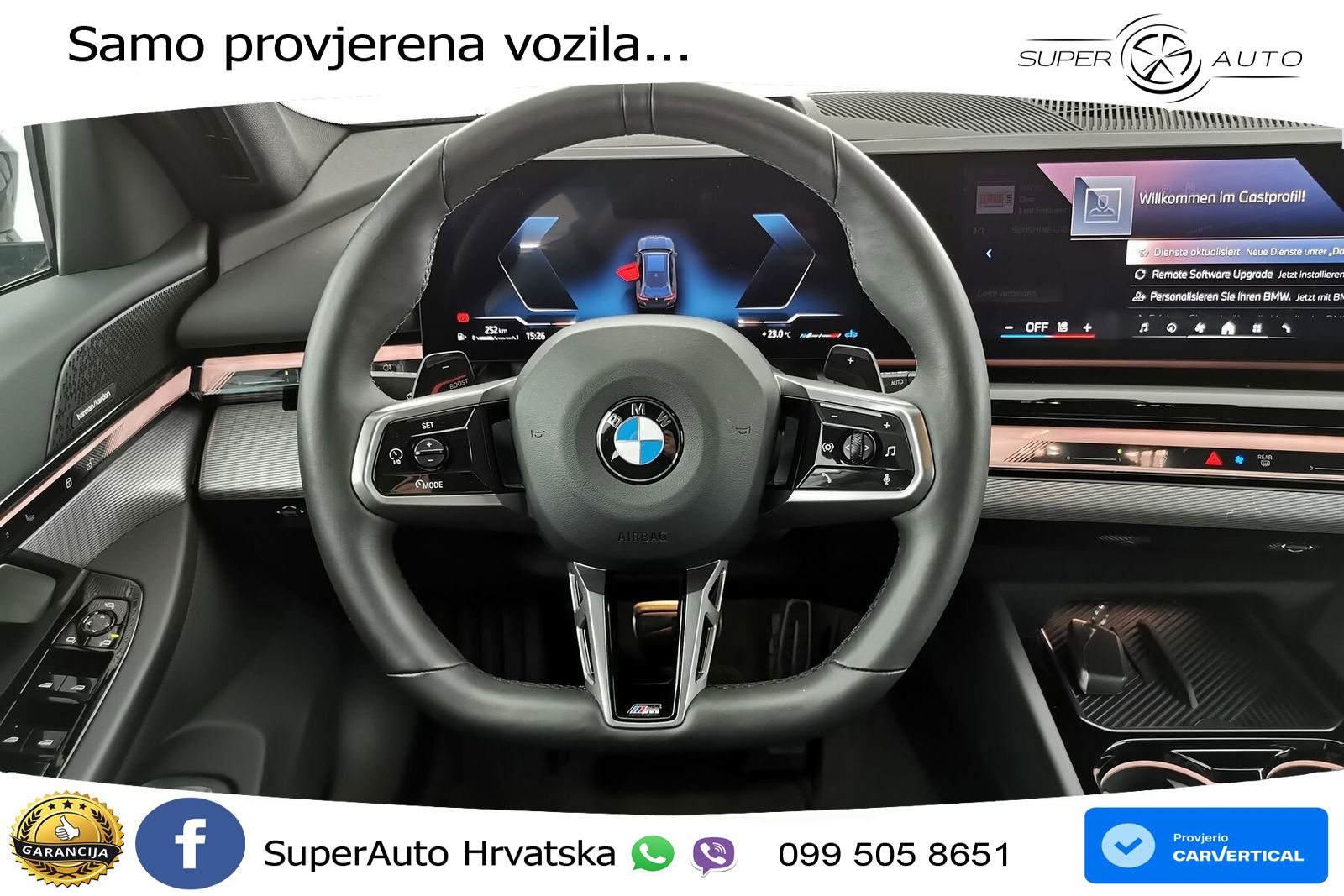 BMW 520d Touring (197 KS) Steptronic M Sport ACC+HEAD+4xGR SJED+360+PANO