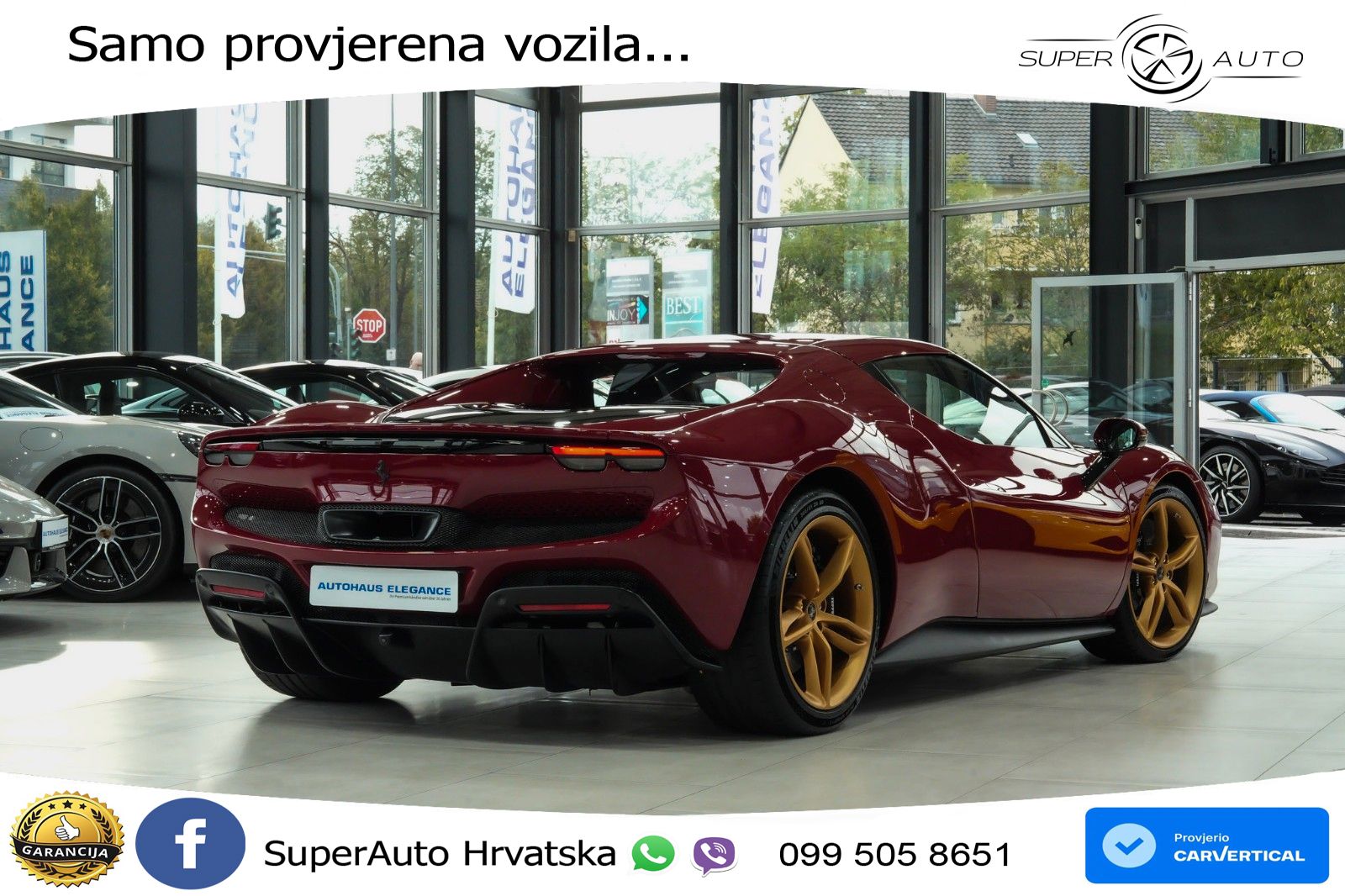 Ferrari 296 GTB 3.0 V6 (830 KS) F1 DCT