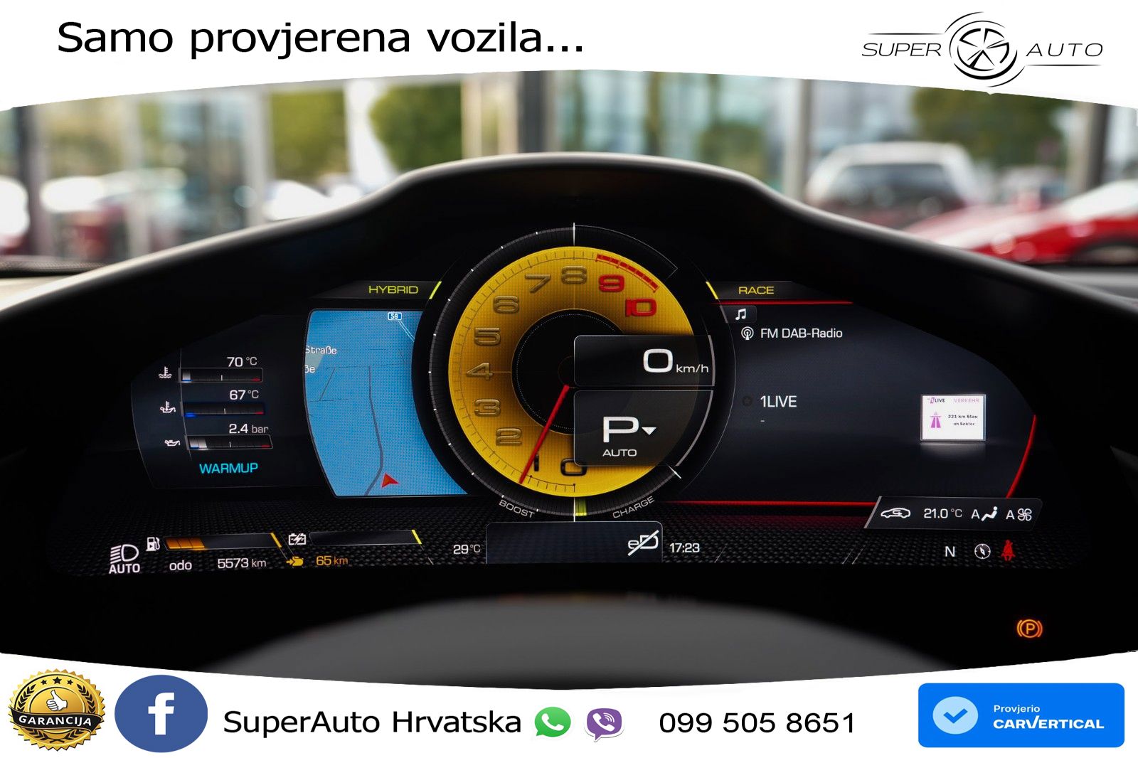 Ferrari 296 GTB 3.0 V6 (830 KS) F1 DCT