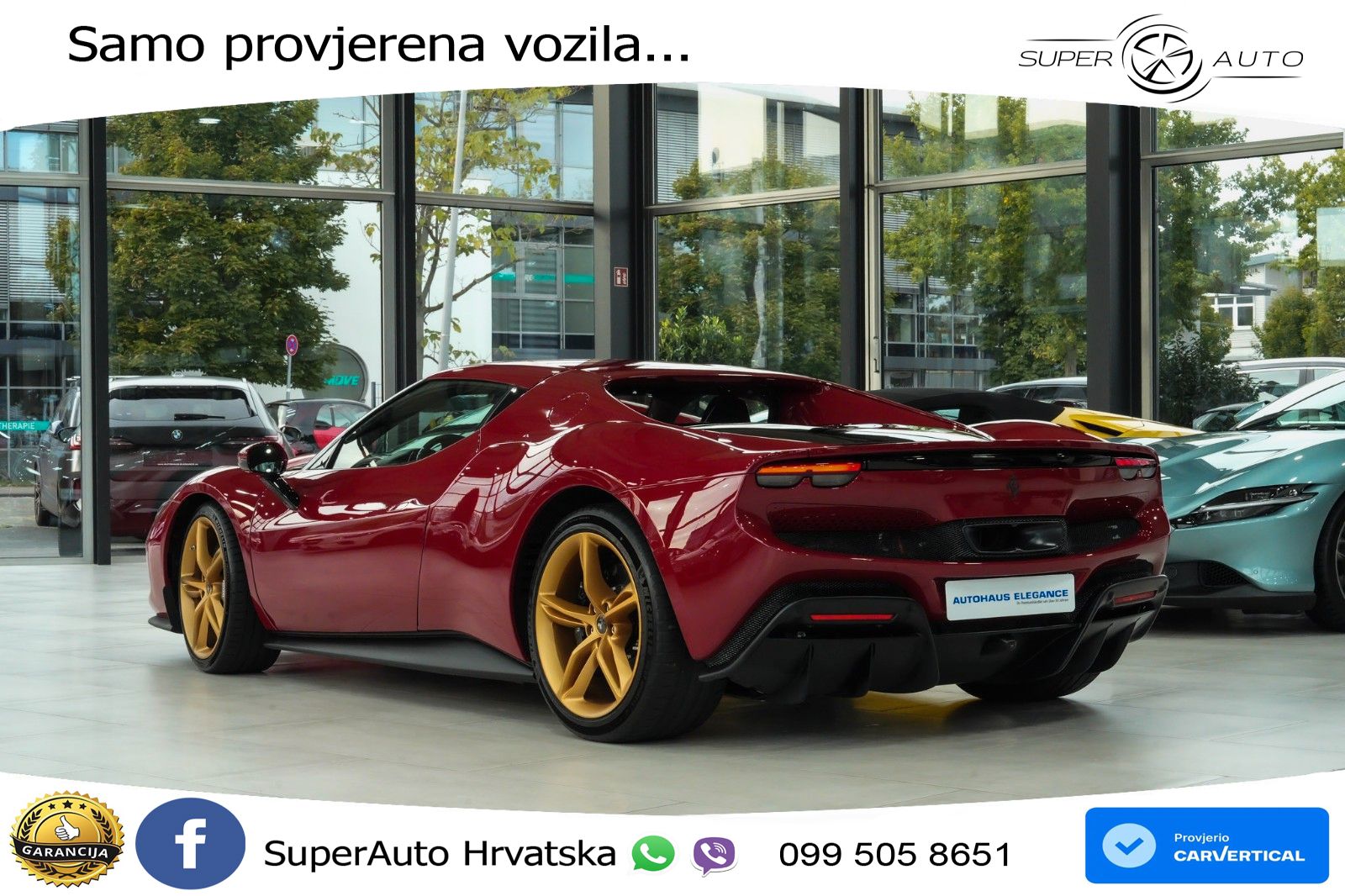 Ferrari 296 GTB 3.0 V6 (830 KS) F1 DCT