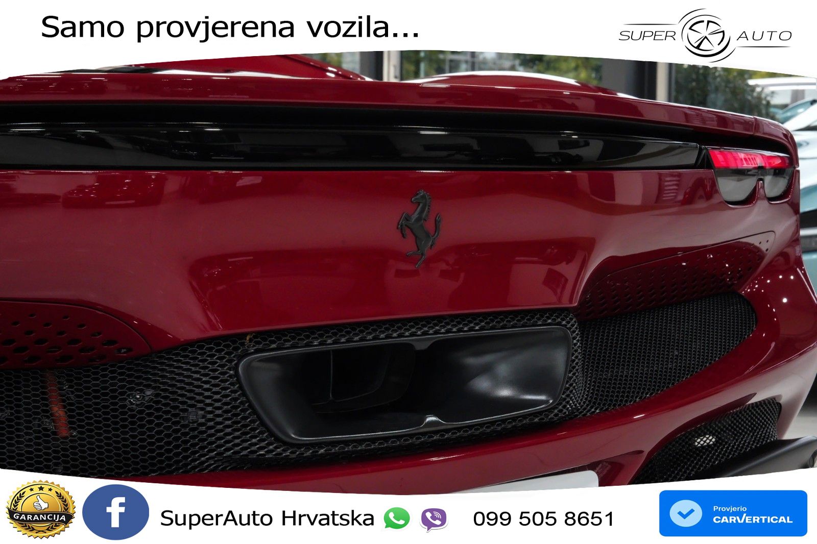 Ferrari 296 GTB 3.0 V6 (830 KS) F1 DCT