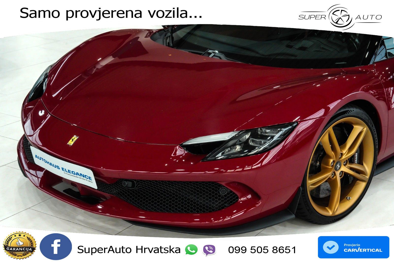 Ferrari 296 GTB 3.0 V6 (830 KS) F1 DCT