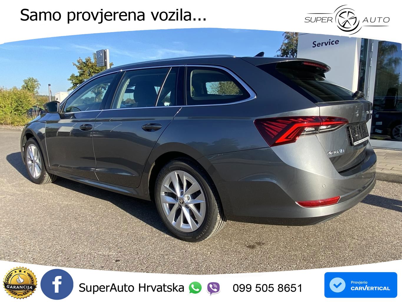 Škoda Octavia Combi 1.5 TSI (150 KS) DSG LED+GR SJED+ACC