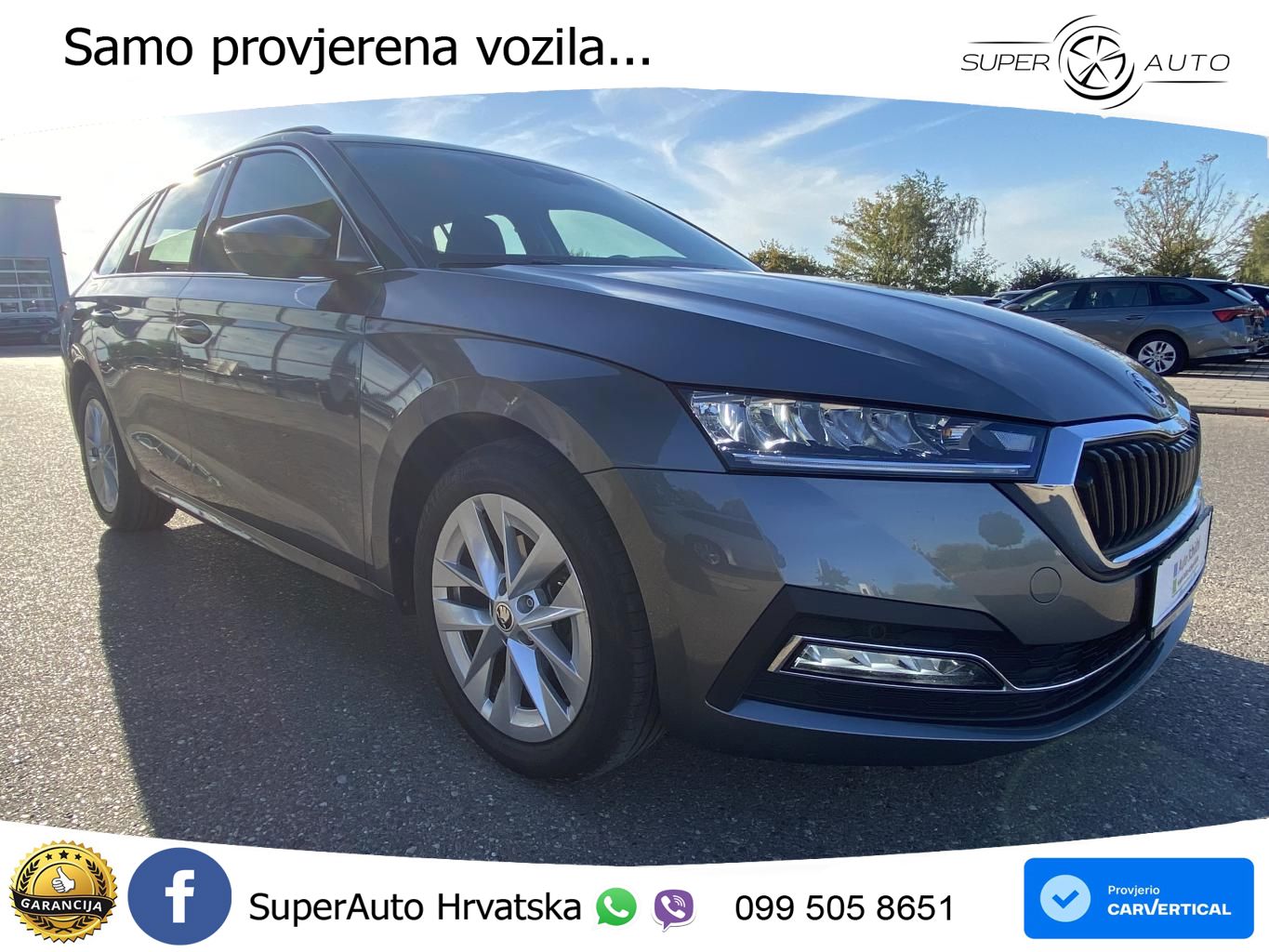 Škoda Octavia Combi 1.5 TSI (150 KS) DSG LED+GR SJED+ACC