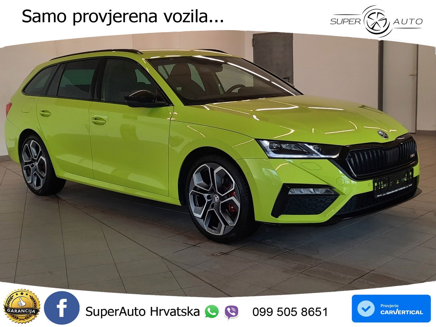 Škoda Octavia Combi RS 2.0 TDI (200 KS) 4x4 DSG LED+GR SJED+ACC