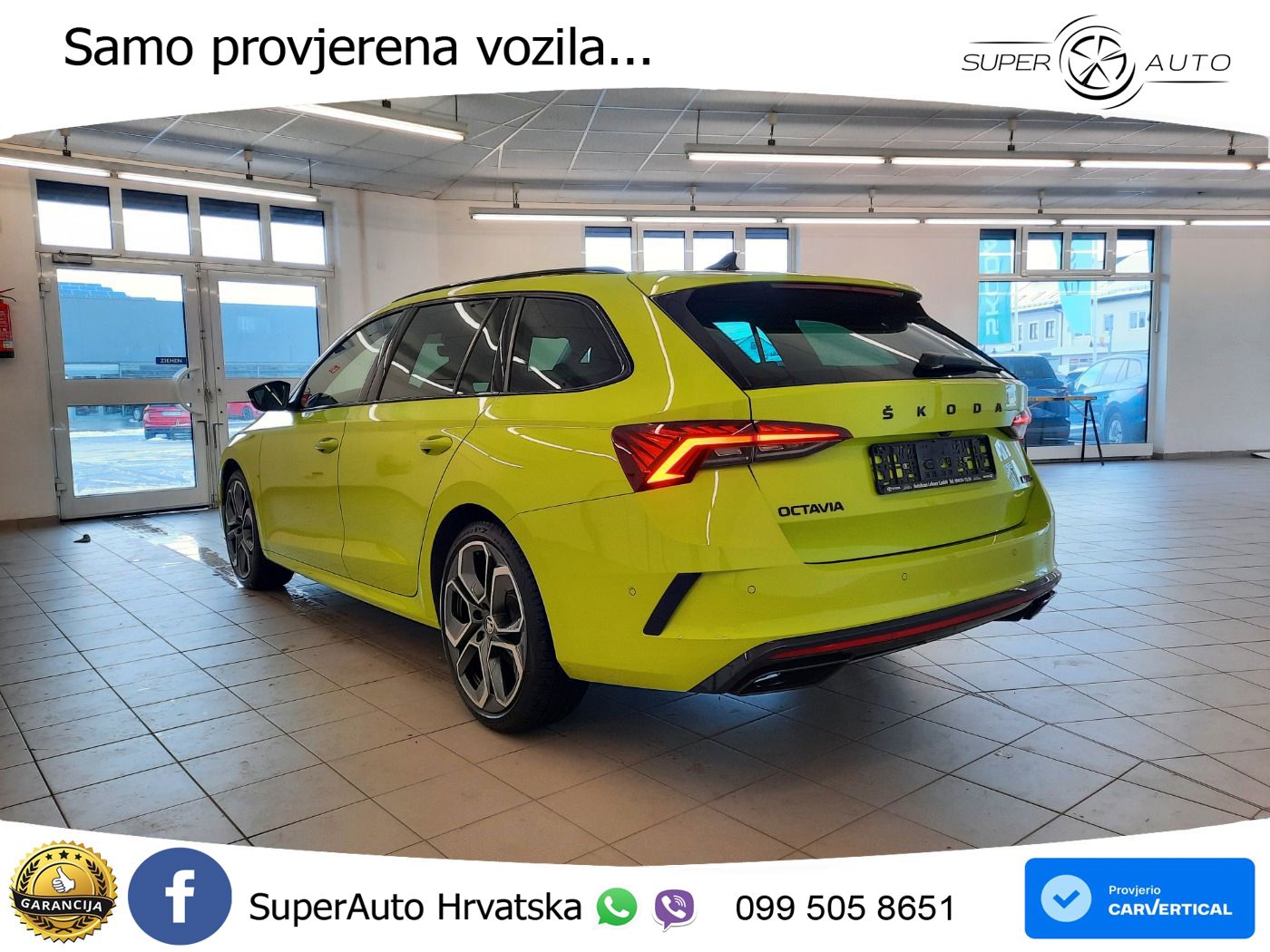 Škoda Octavia Combi RS 2.0 TDI (200 KS) 4x4 DSG LED+GR SJED+ACC