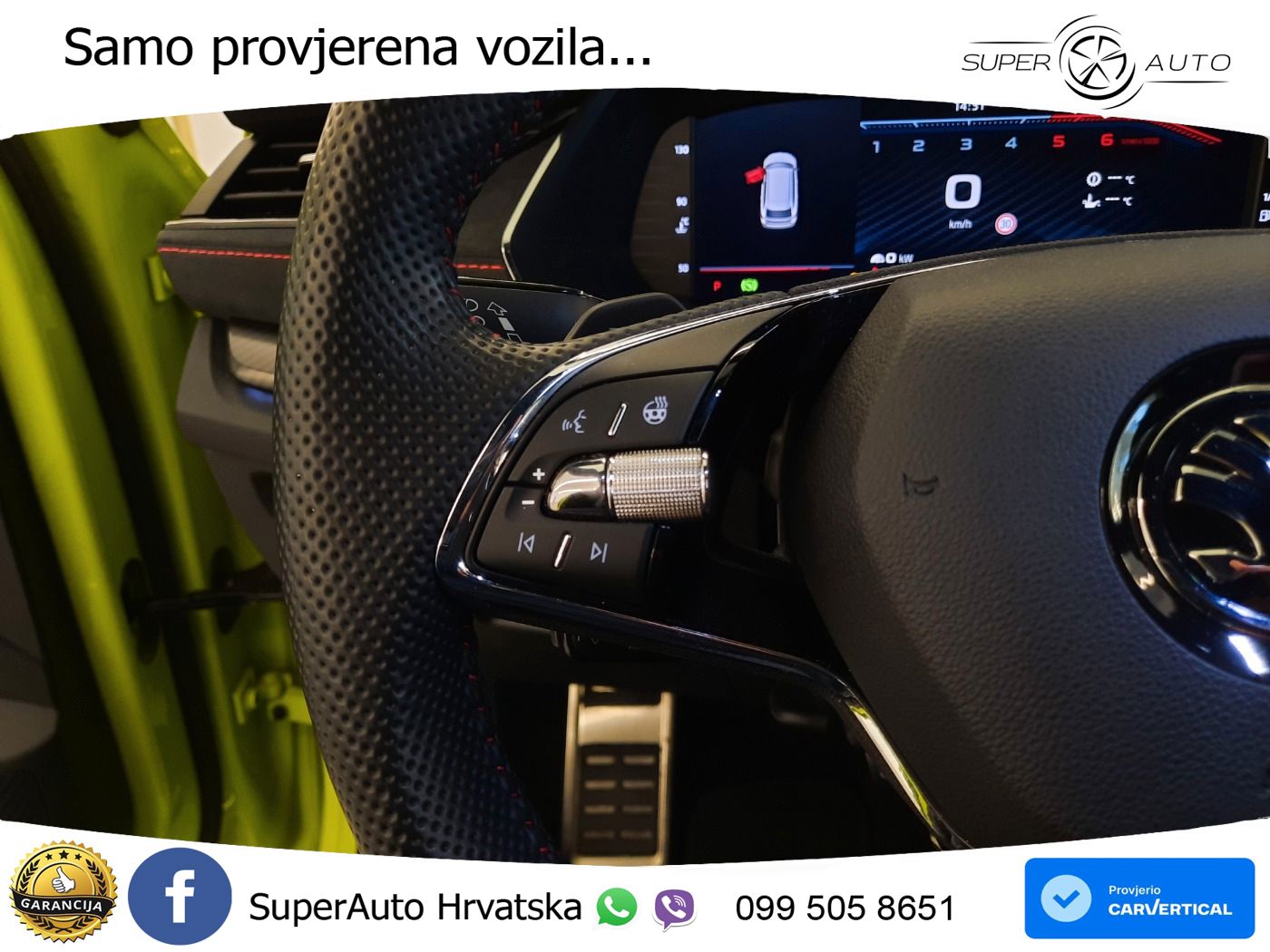 Škoda Octavia Combi RS 2.0 TDI (200 KS) 4x4 DSG LED+GR SJED+ACC
