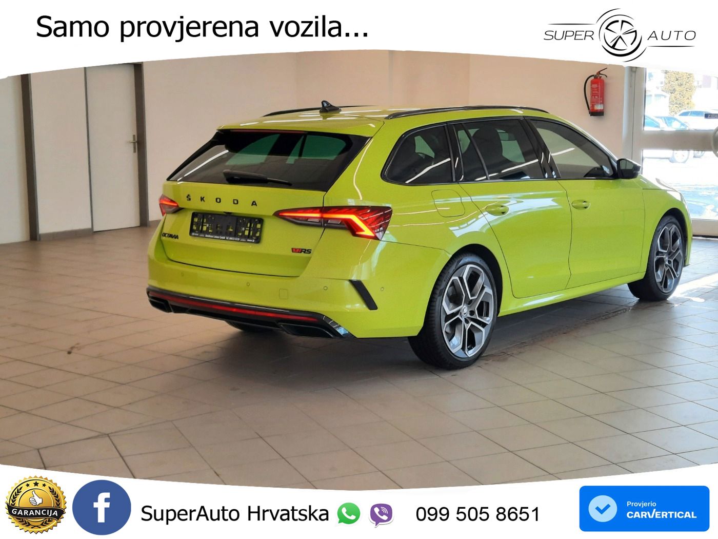 Škoda Octavia Combi RS 2.0 TDI (200 KS) 4x4 DSG LED+GR SJED+ACC