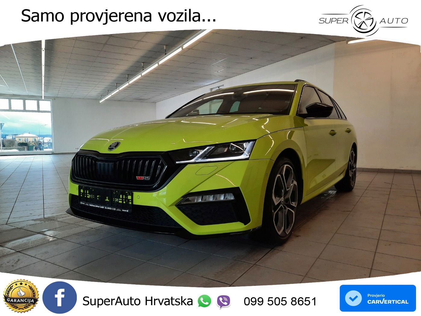 Škoda Octavia Combi RS 2.0 TDI (200 KS) 4x4 DSG LED+GR SJED+ACC