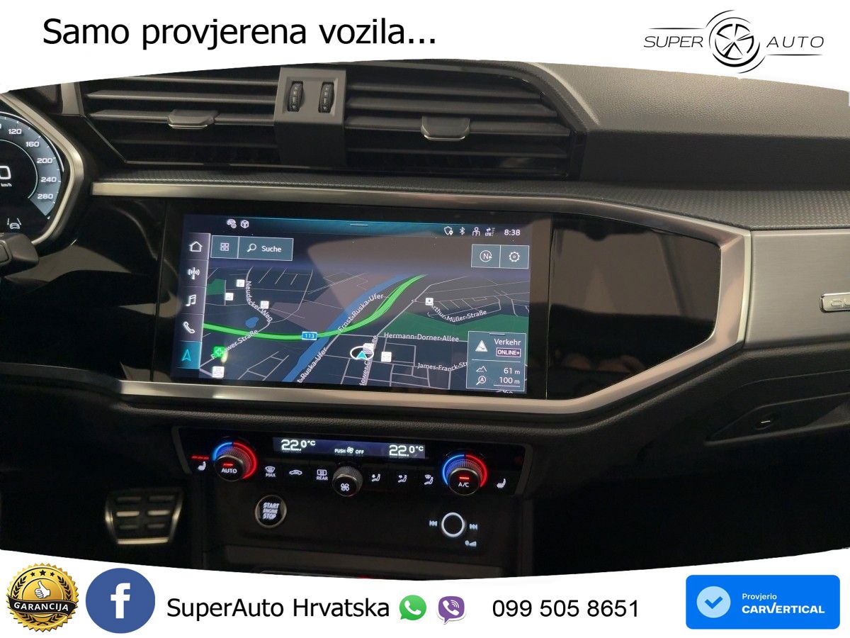 Audi Q3 40 TFSI (190 KS) quattro S tronic S line LED+GR SJED+ACC