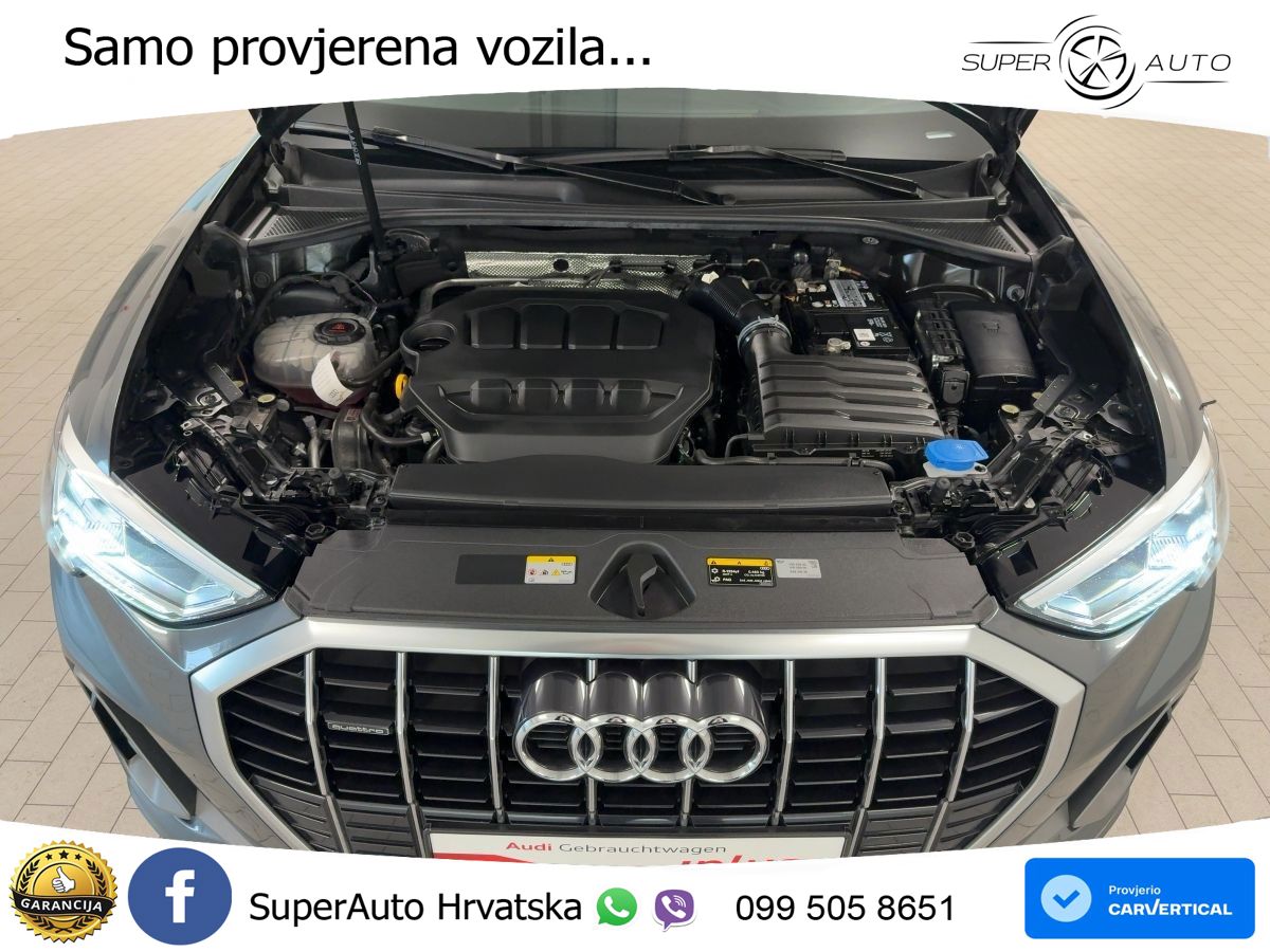 Audi Q3 40 TFSI (190 KS) quattro S tronic S line LED+GR SJED+ACC