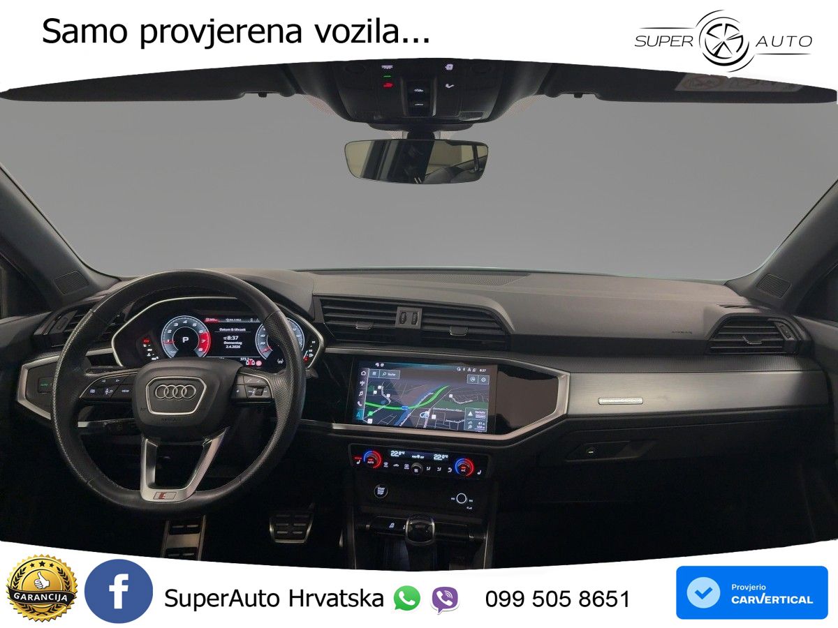 Audi Q3 40 TFSI (190 KS) quattro S tronic S line LED+GR SJED+ACC