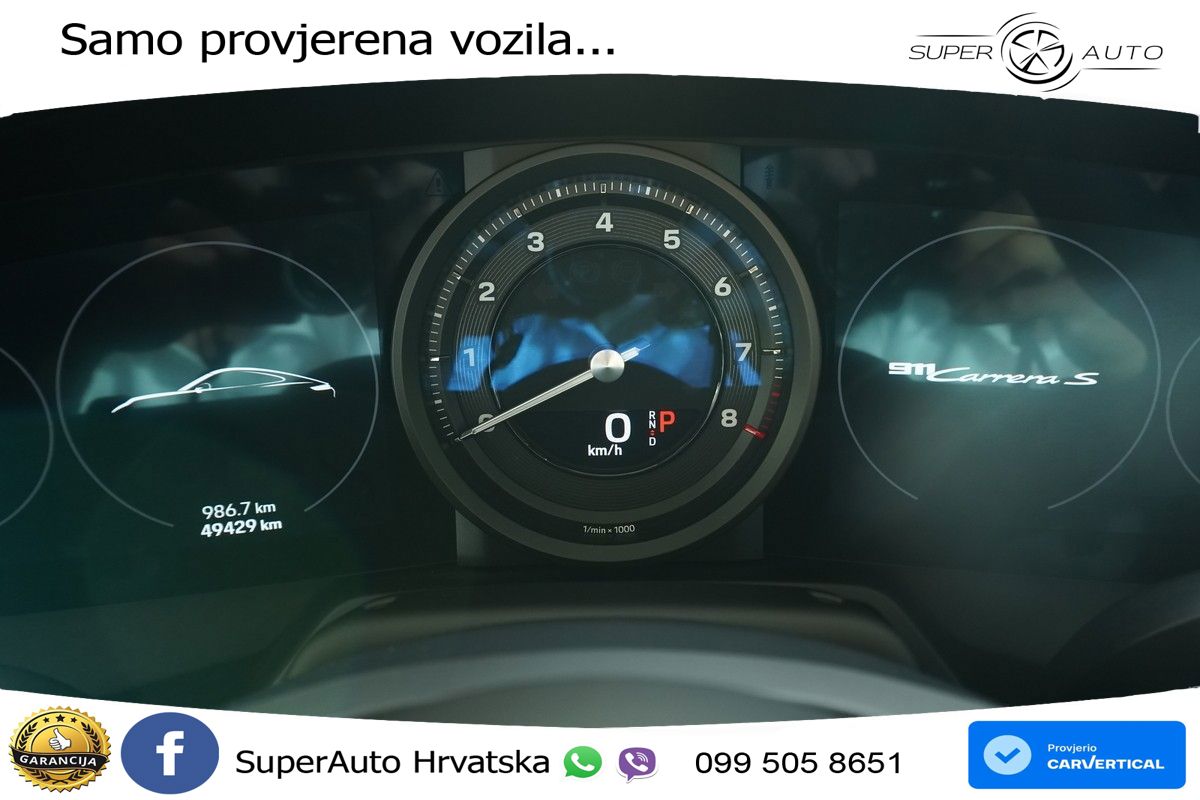 Porsche 911 Carrera S 3.0 (450 KS) PDK LED+GR SJED+ACC