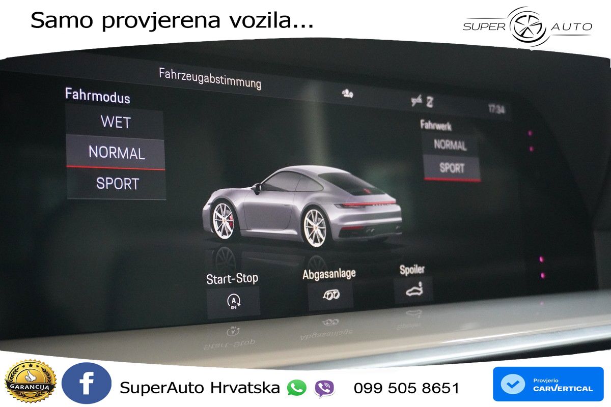 Porsche 911 Carrera S 3.0 (450 KS) PDK LED+GR SJED+ACC