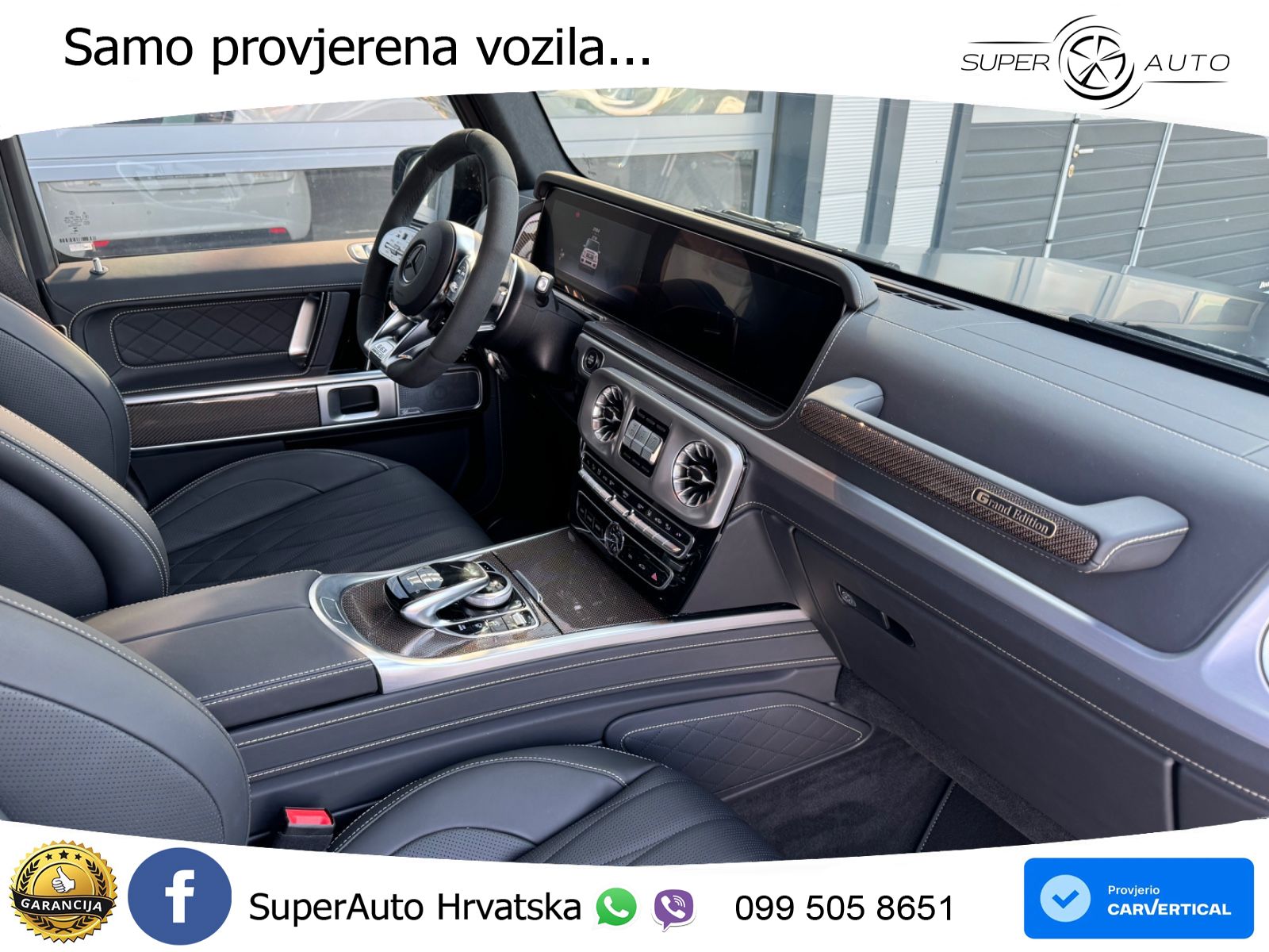 Mercedes AMG G 63 Long V8 (585 KS) 4MATIC 9G-TRONIC AMG SPEEDSHIFT TCT LED+GR SJED+ACC