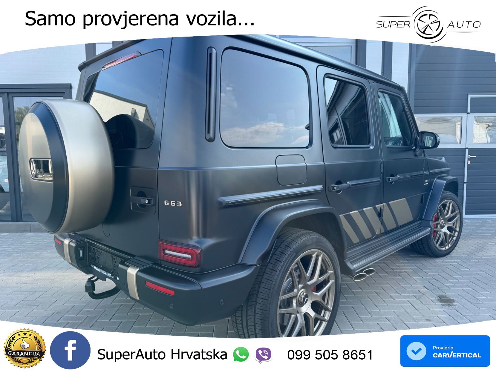 Mercedes AMG G 63 Long V8 (585 KS) 4MATIC 9G-TRONIC AMG SPEEDSHIFT TCT LED+GR SJED+ACC